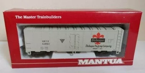 Mantua 733-590 HO Scale 40' Steel Reefer Dubuque URTX 63853