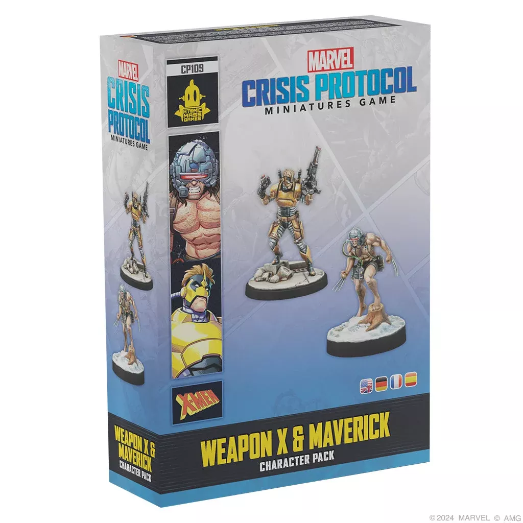 Marvel Crisis Protocol: Weapon X & Maverick Character Pack