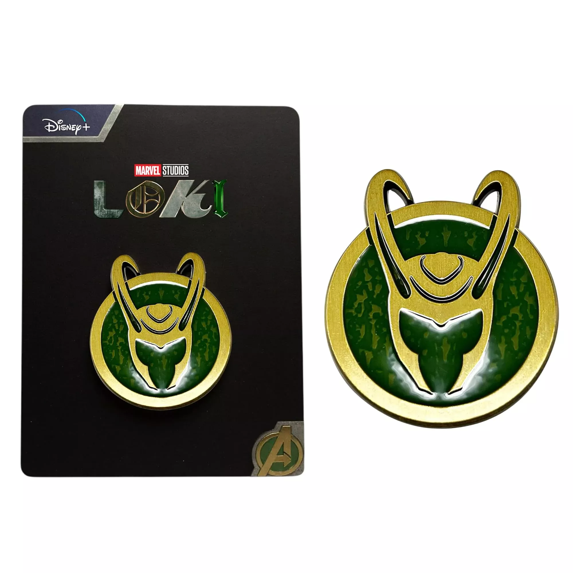 Marvel Loki Helmet Enamel Collector Pin
