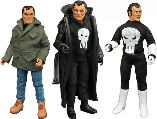Marvel Retro Cloth Punisher Action Figure Gift Set 3-Pack