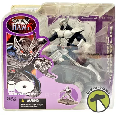 McFarlane Toys Shadow Hawk 10th Image Anniversary Figure and Stand NRFP