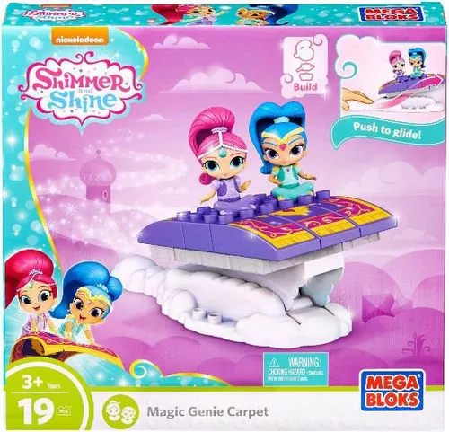 Mega Bloks Shimmer & Shine Magic Genie Carpet Set DXH14
