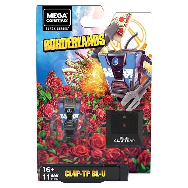 Mega Construx Borderlands CL4P-TP BL-U Claptrap Building Set