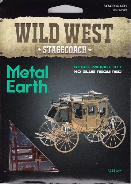 Metal Earth Wild West Stagecoach Model Kit