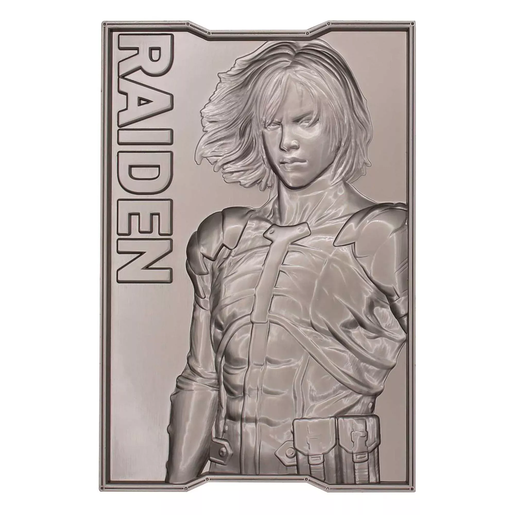 Metal Gear Solid 2 Raiden Limited Edition Embossed Metal Ingot