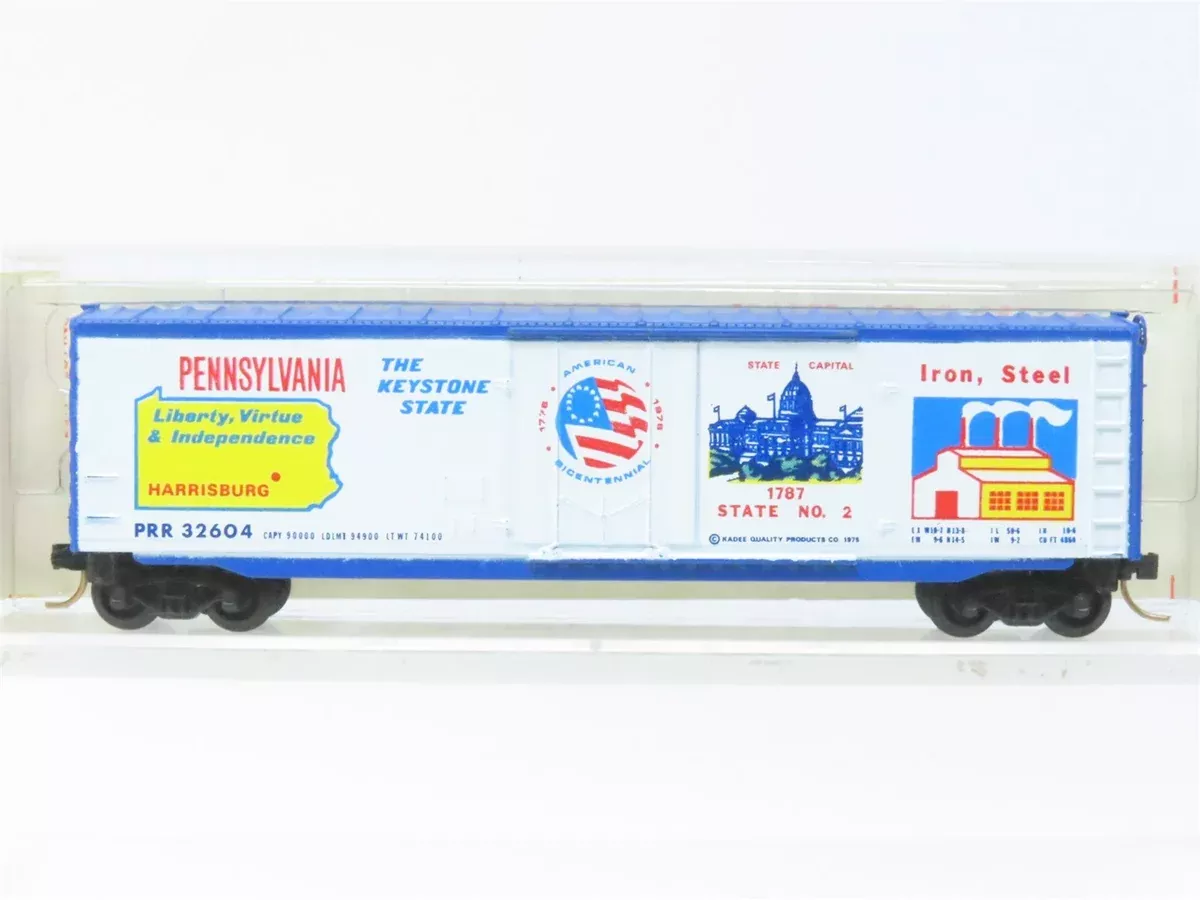 Micro-Trains 38080 N Scale 50' Boxcar Bicentennial Pennsylvania PRR 32604