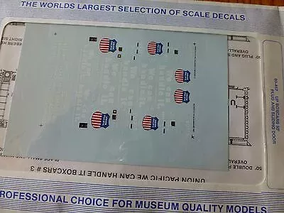 Microscale Decal N#60-467 UP Freight-Box Car – Plug & Sliding Door – 50′