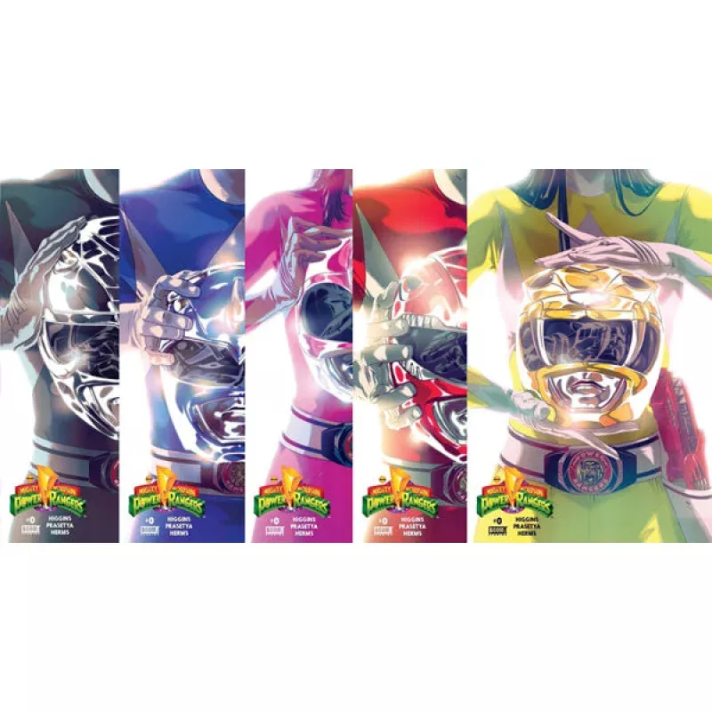 Mighty Morphin Power Rangers Issue 0 Set signed by Kyle Higgins First Print