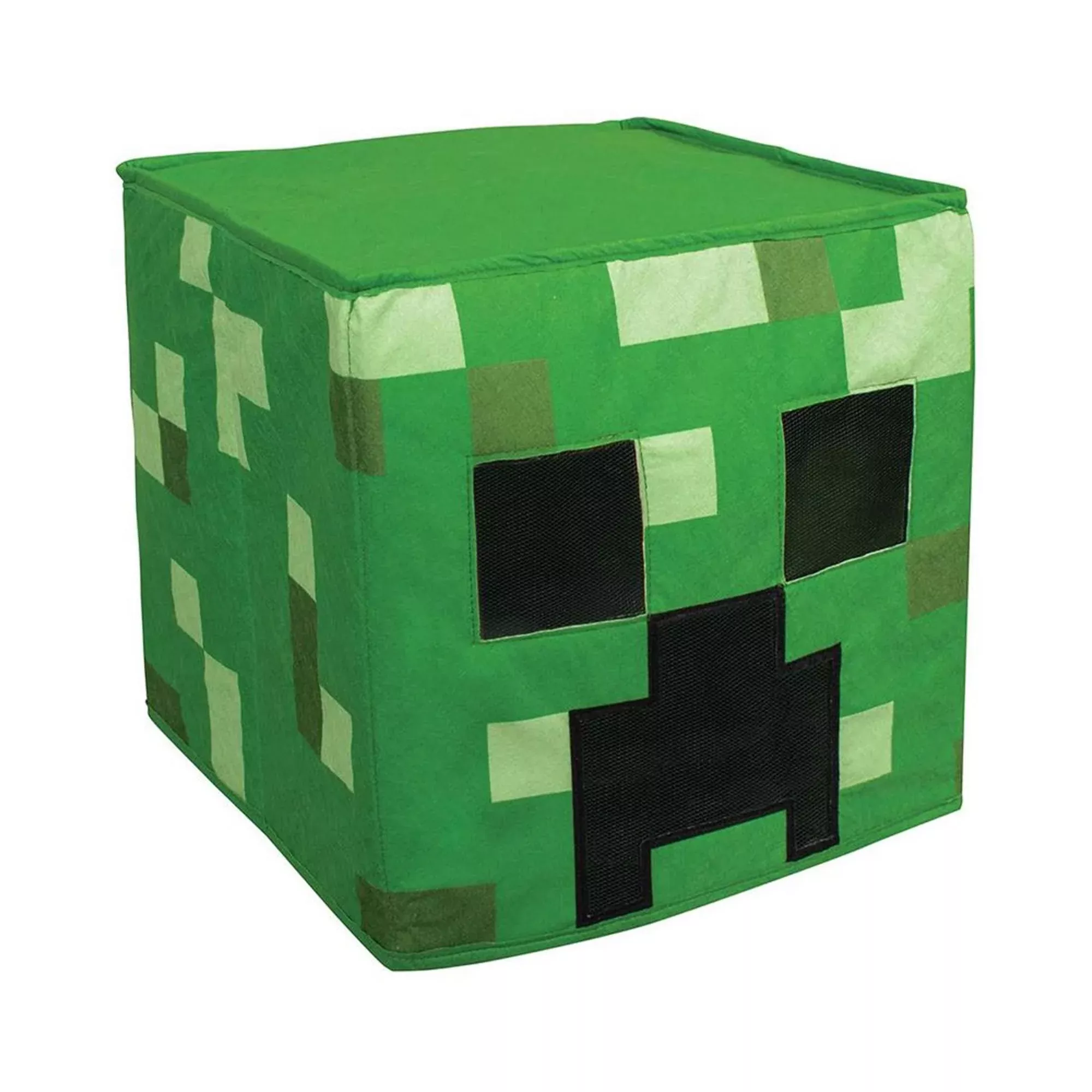 Minecraft Creeper Headpiece/Block Head Costume Mask | One Size