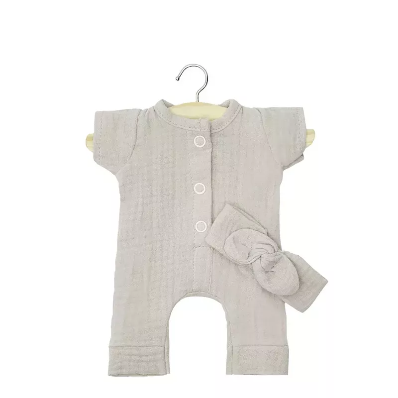 Minikane Doll Onesie and Headband Set ”Galet”
