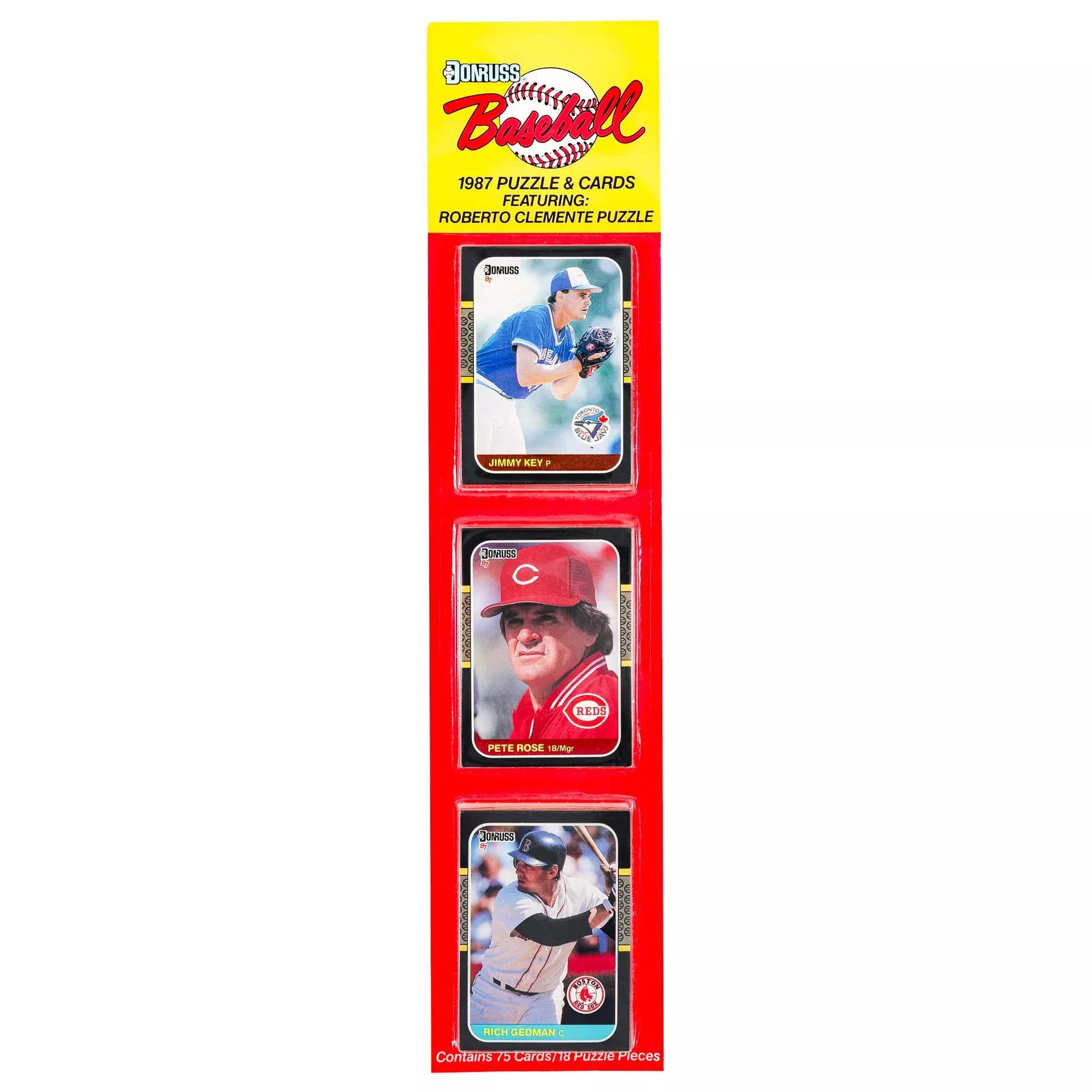 MLB 1987 Donruss Baseball Puzzle & Cards Blister Pack