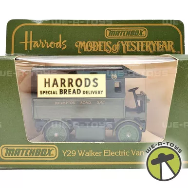 Models of Yesteryear Harrods Bread Green Walker Electric Van Matchbox 1984 NRFP