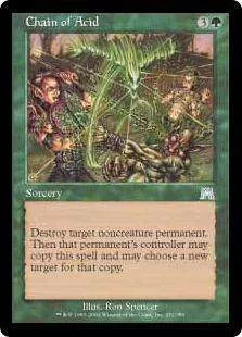 MtG Onslaught Uncommon FOIL Chain of Acid #252