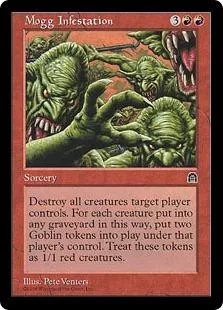 MtG Stronghold Rare Mogg Infestation