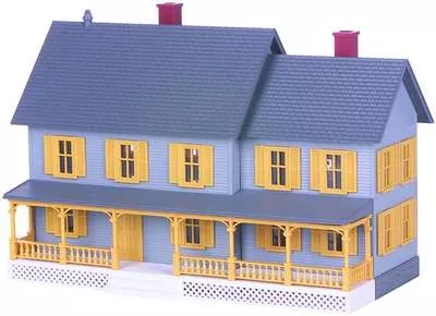 MTH 30-9001 O Gauge Country House Gray with Yellow Shutters