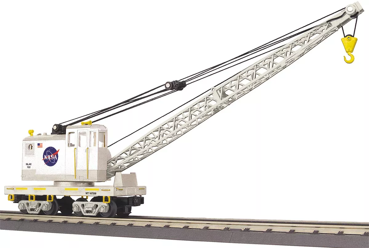 MTH Railking 30-79658 O Gauge American Crane Car NASA