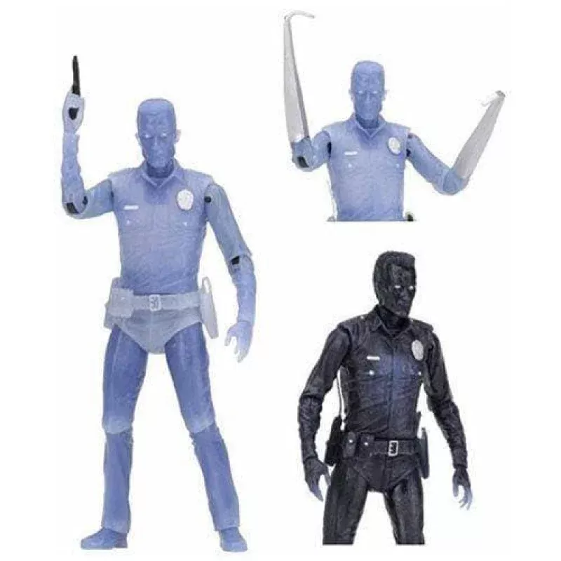 NECA Terminator 2 Kenner Tribute 7" Scale Action Figure - White Hot T-1000