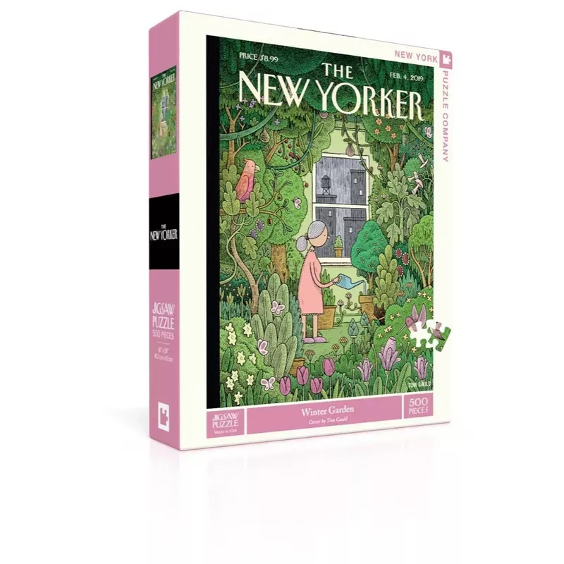 New York Puzzle Company Winter Garden, 500 Piece Jigsaw Puzzle