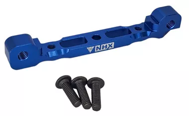 NHX RC Aluminum Front Upper Suspension Arm Mount for Arrma 1/8 / 1/7 -Blue