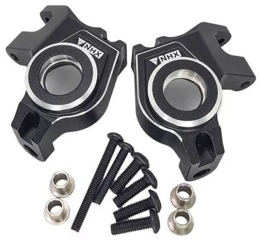 NHX RC Aluminum FrontSteering Knuckle Spindle L/R for Axial SCX6 -Black