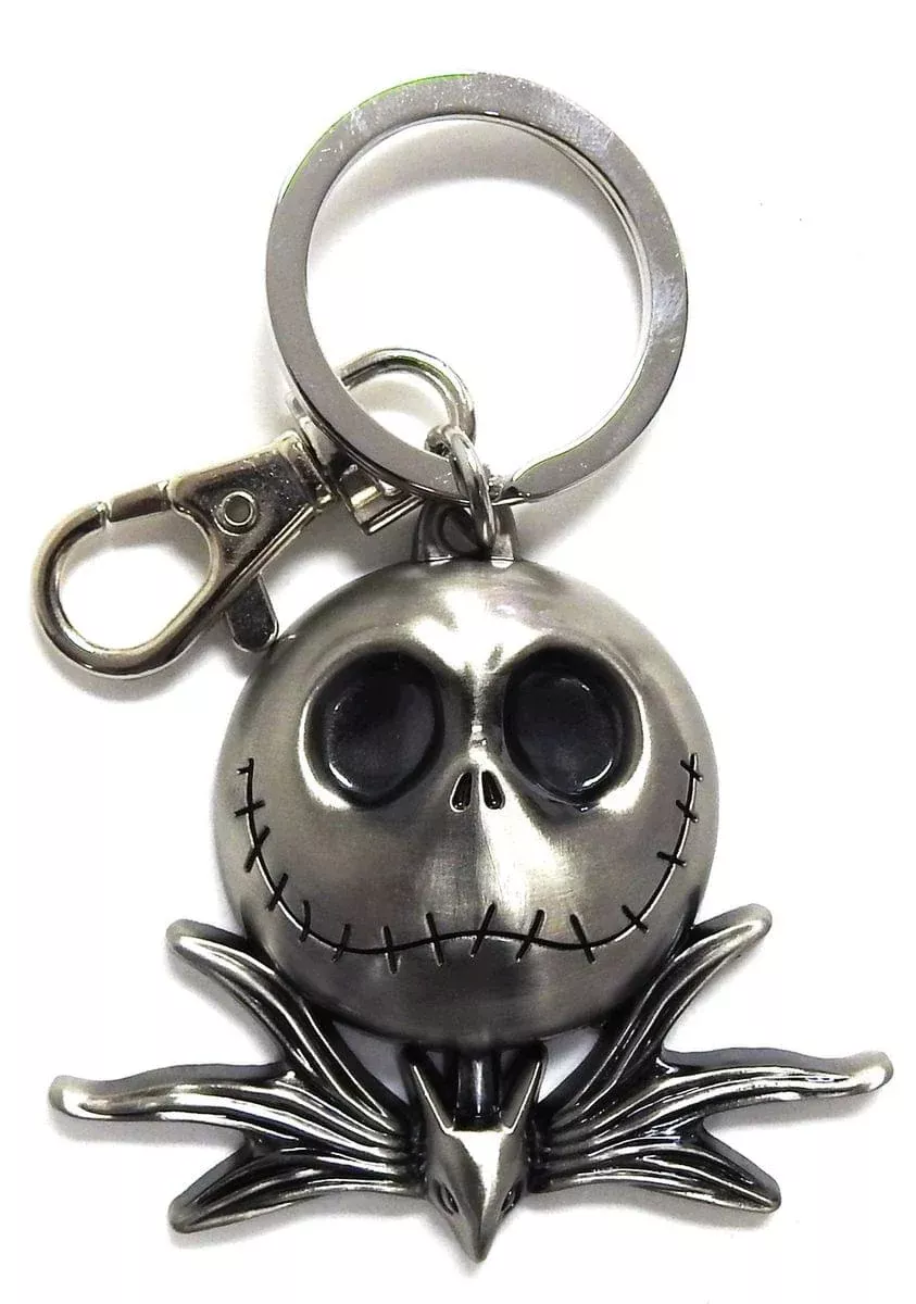 Nightmare Before Christmas Pewter Key Ring: Jack Skellington