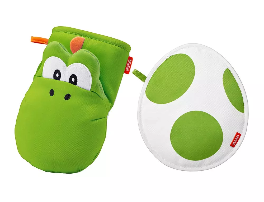 NINTENDO Super Mario Home & Party Oven Mitten & Pot Stand Yoshi