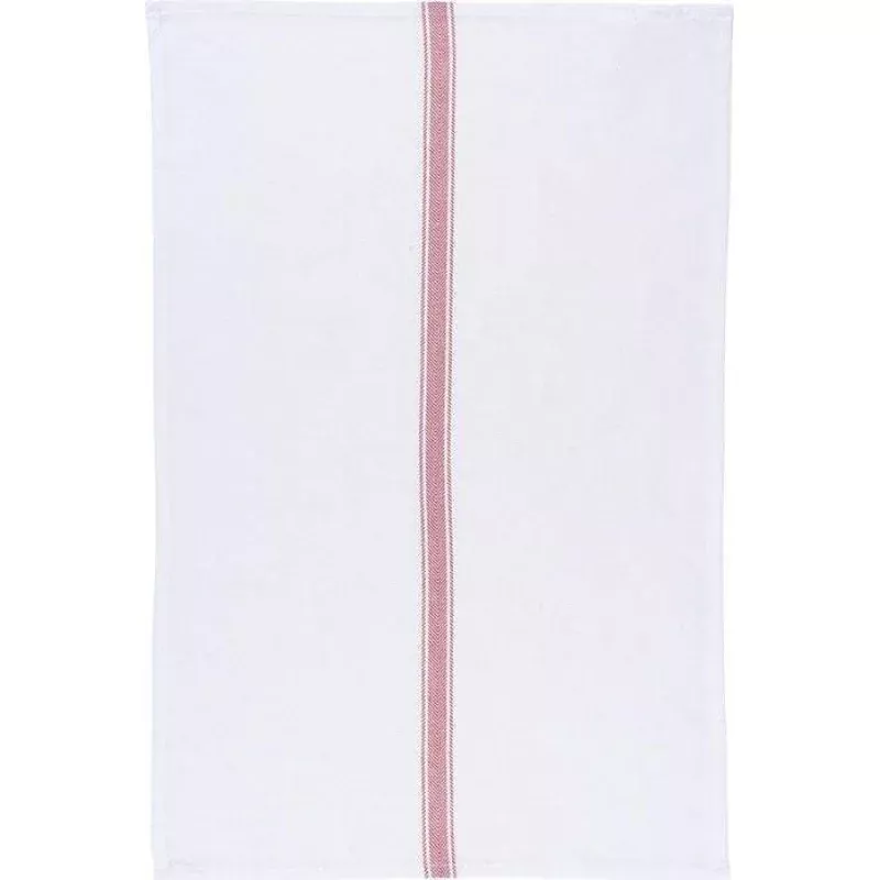 Now Designs Brooklyn Stripe Poppy Teatowel (Set of 4)