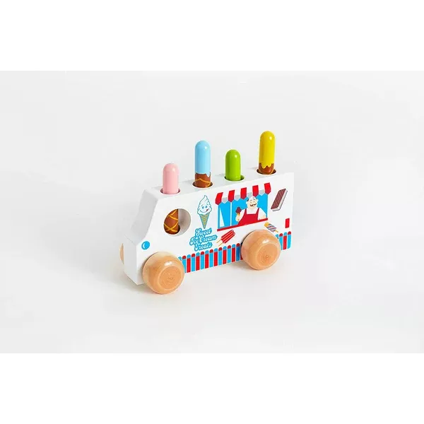 Original Toy Co Pop-Up Ice Cream Truck Wooden Toy