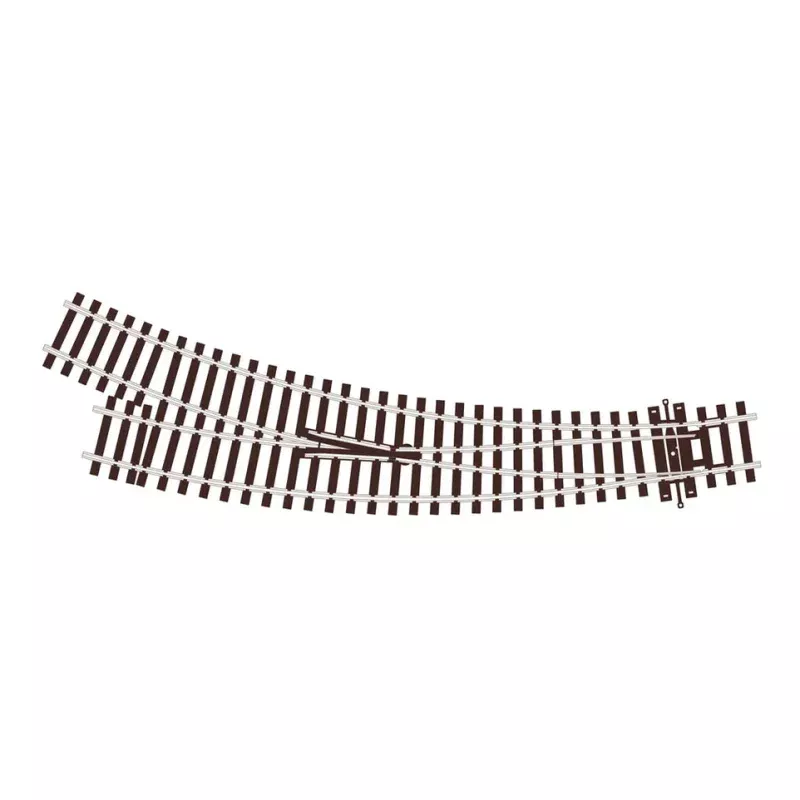 Peco SL-U76 Small Radius Curved Right Hand UNIFROG HO/OO CODE 100