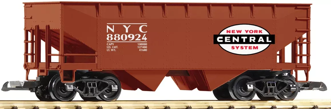 PIKO 38820 G Gauge Rib Side Open Hopper Car New York Central NYC