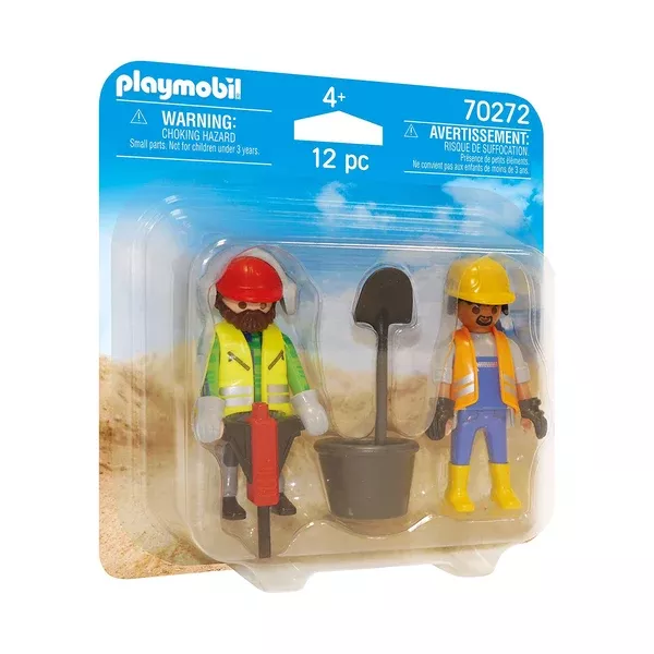 Playmobil Construction Workers Duo Pack Building Set 70272