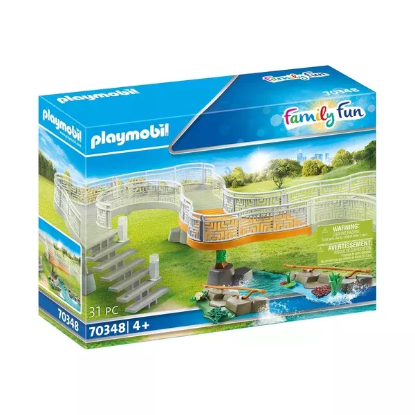 Playmobil Family Fun Zoo Viewing Platform Extension Building Set 70348