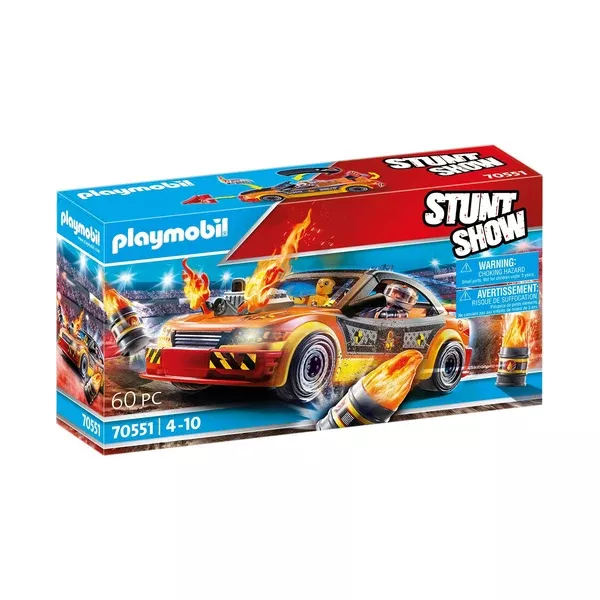 Playmobil Stunt Show Crash Car Building Set 70551