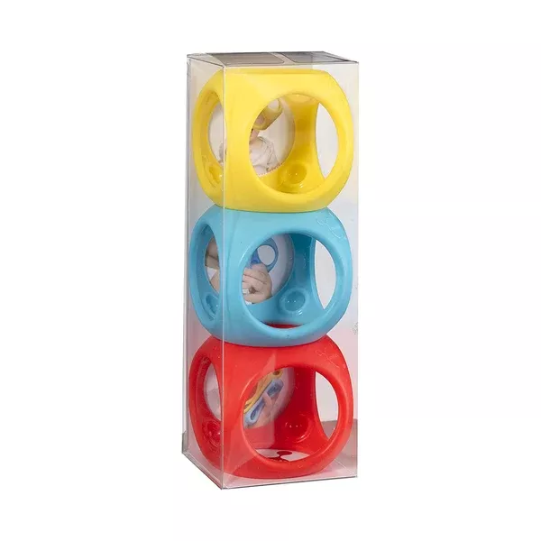 Playmonster OIBO Primary Colors Elastic Baby Ball Toy
