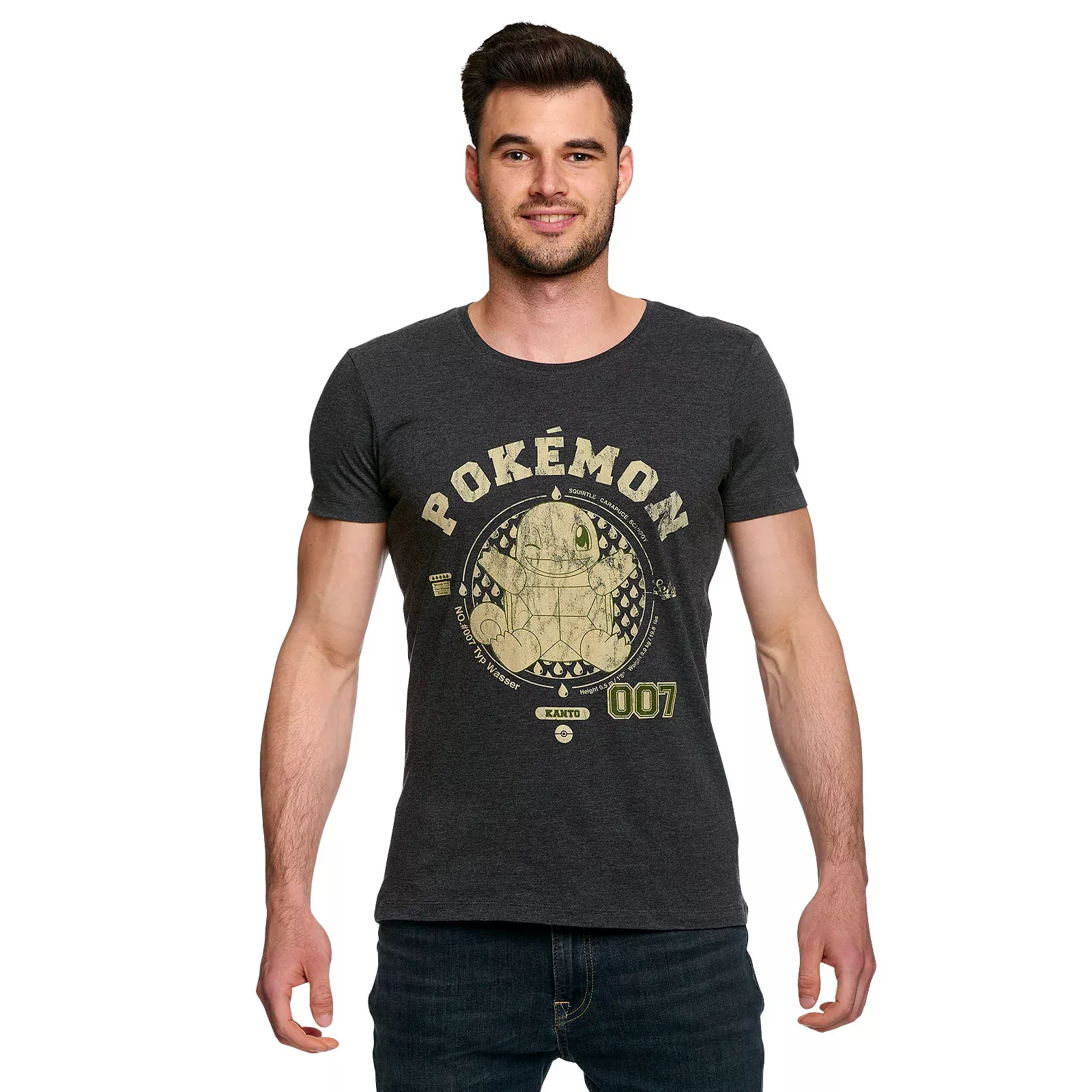 Pokemon - Squirtle T-Shirt Grey