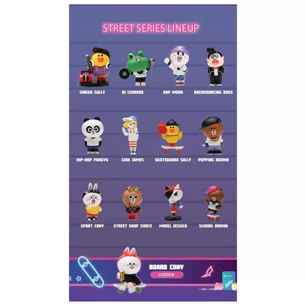 Popmart Line Friends Street Series Blind Box Mini Figure