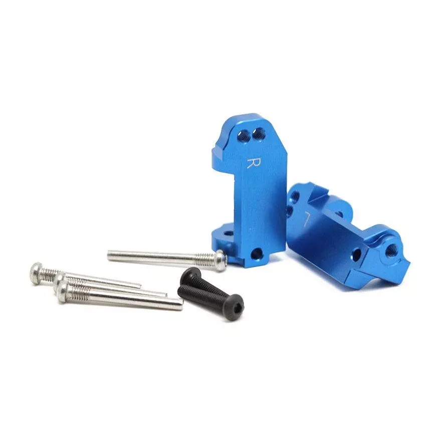 Powerhobby Aluminum Castor Blocks Blue FOR Traxxas Stampede Rustler