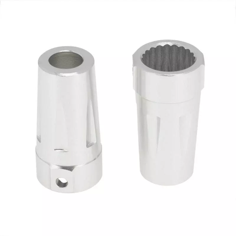 Powerhobby Aluminum Rear Axle Sleeve Silver Axial RR10 Wraith