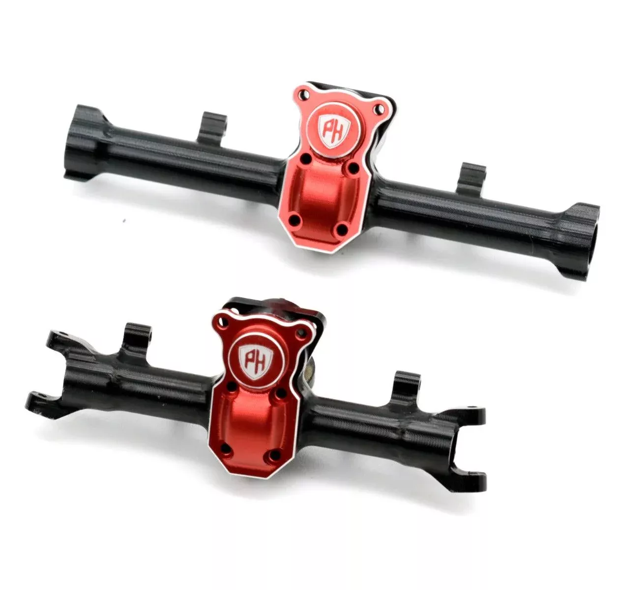 Powerhobby Axial SCX24 Jeep C10 Bronco Aluminum Front Rear Axle Housing Black