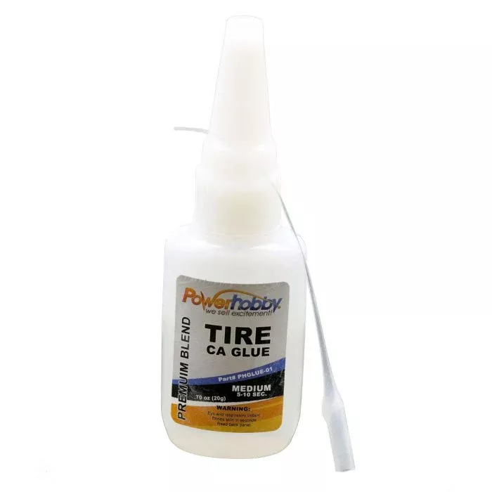Powerhobby PHGlue-01 Premium Blend CA Tire Glue with Medium Tip