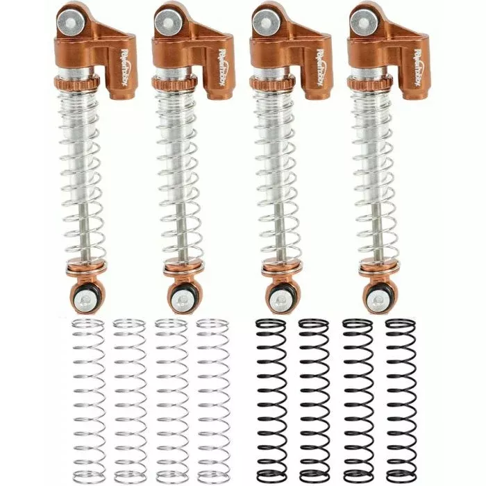 Powerhobby SCX24021 Bronze Long Travel Aluminum Threaded 48mm Shocks for SCX24