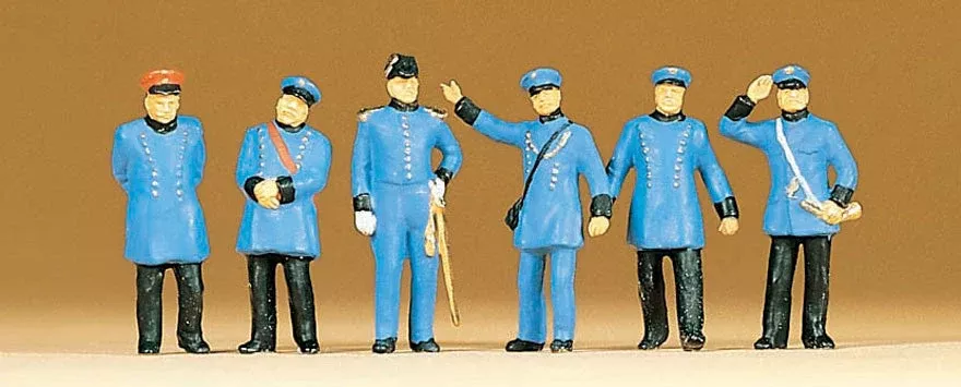 Preiser 12134 HO Scale 1900s Bavarian Railroad Staff