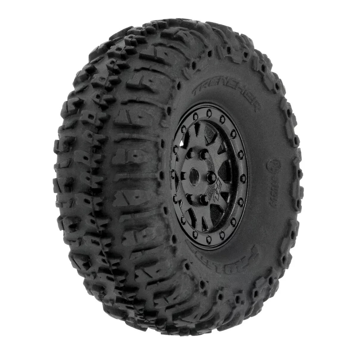 Pro-Line 10209-10 Trencher 1.0" Truck Tires Mounted on 7mm Hex Wheels