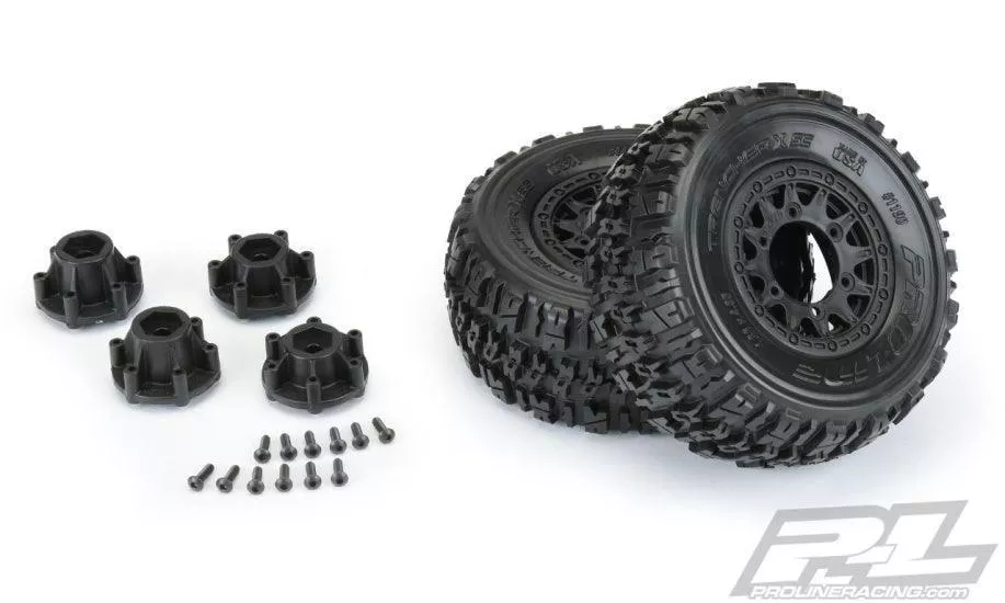 Pro-Line 1190-10 Trencher X SC 2.2/3.0 Tires w/Raid Mounted Tires (2)