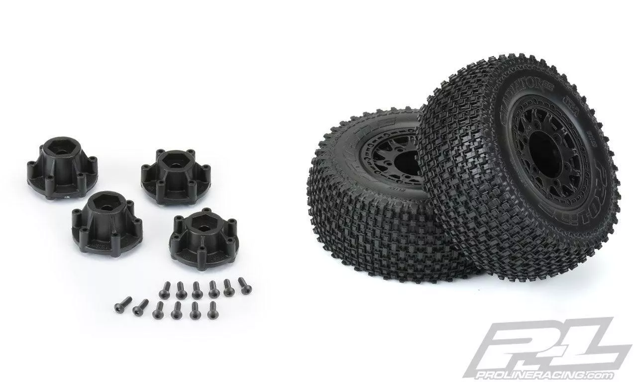 Pro-Line Gladiator SC 2.2"/3.0" M3 (Soft) Off-Road Tires Mounted Traxxas Slash