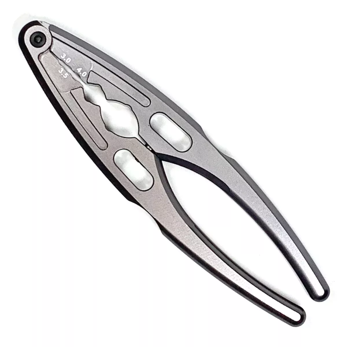 Racers Edge 7760S Silver Aluminum Multi-Tool/Shock Pliers
