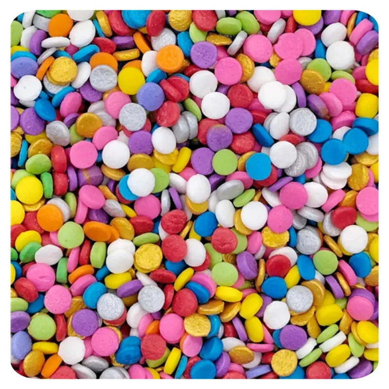 Rainbow Confetti Cut Dough 100g (3.5 oz) Sprinkles d'Art