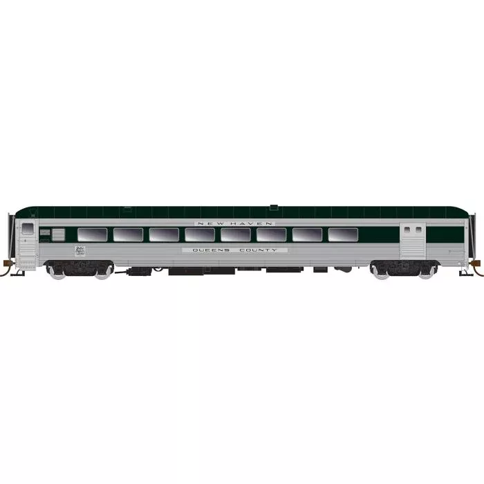 Rapido Trains 134001 HO Scale County Car with Baggage New Haven Hunter Green NH 201 Suffolk County