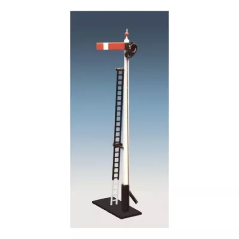 Ratio: 460 GWR Square Post Signal (Home) Lower Quadrant Plastic Kit OO Gauge.