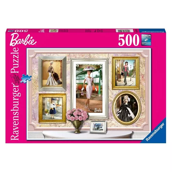 Ravensburger Barbie Paris Fashion 500 Piece Puzzle